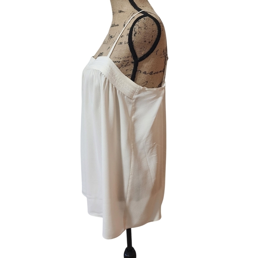 Vince 100% Silk Elegant White Strapless Top - Large - Picture 4 of 6